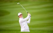 4 July 2025; Aine Donegan of Ireland plays out of a bunker on the fourth hole during day two of the 2025 KPMG Women’s Irish Open Golf Championship at Carton House Golf Club in Maynooth, Kildare. Photo by Seb Daly/Sportsfile