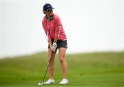 4 July 2025; Emma Fleming of Ireland plays a shot from the fifth fairway during day two of the 2025 KPMG Women’s Irish Open Golf Championship at Carton House Golf Club in Maynooth, Kildare. Photo by Seb Daly/Sportsfile