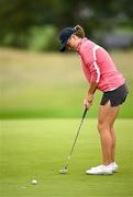 4 July 2025; Emma Fleming of Ireland putts on the fifth green during day two of the 2025 KPMG Women’s Irish Open Golf Championship at Carton House Golf Club in Maynooth, Kildare. Photo by Seb Daly/Sportsfile