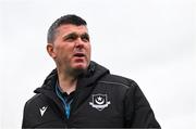 4 July 2025; Drogheda United manager Kevin Doherty before the SSE Airtricity Men's Premier Division match between Drogheda United and Galway United at Sullivan & Lambe Park in Drogheda, Louth. Photo by Tyler Miller/Sportsfile