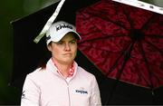 4 July 2025; Leona Maguire of Ireland on the 18th hole during day two of the 2025 KPMG Women’s Irish Open Golf Championship at Carton House Golf Club in Maynooth, Kildare. Photo by Seb Daly/Sportsfile