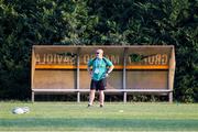 4 July 2025; Ireland head coach Neil Doak before the World Rugby U20 Championship 2025 Pool C match between Ireland and Italy at Stadio Luigi Zaffanella in Viadana, Italy. Photo by Massimiliano Carnabuci/Sportsfile