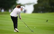 4 July 2025; Leona Maguire of Ireland plays a shot from the 11th fairway during day two of the 2025 KPMG Women’s Irish Open Golf Championship at Carton House Golf Club in Maynooth, Kildare. Photo by Seb Daly/Sportsfile