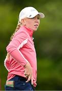 4 July 2025; Rebekah Gardner of Northern Ireland during day two of the 2025 KPMG Women’s Irish Open Golf Championship at Carton House Golf Club in Maynooth, Kildare. Photo by Seb Daly/Sportsfile