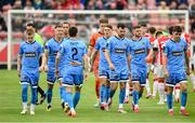 4 July 2025; Bohemians players before the SSE Airtricity Men's Premier Division match between St Patrick's Athletic and Bohemians at Richmond Park in Dublin. Photo by Stephen McCarthy/Sportsfile