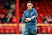 4 July 2025; Cork City manager Gerard Nash before the SSE Airtricity Men's Premier Division match between Shelbourne and Cork City at Tolka Park in Dublin. Photo by Sam Barnes/Sportsfile