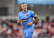 4 July 2025; Rob Cornwall of Bohemians during the SSE Airtricity Men's Premier Division match between St Patrick's Athletic and Bohemians at Richmond Park in Dublin. Photo by Stephen McCarthy/Sportsfile