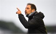 4 July 2025; Derry City manager Tiernan Lynch during the SSE Airtricity Men's Premier Division match between Derry City and Waterford at The Ryan McBride Brandywell Stadium in Derry. Photo by Ramsey Cardy/Sportsfile
