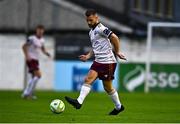 4 July 2025; Aaron Bolger of Galway United during the SSE Airtricity Men's Premier Division match between Drogheda United and Galway United at Sullivan & Lambe Park in Drogheda, Louth. Photo by Tyler Miller/Sportsfile