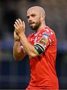4 July 2025; Mark Coyle of Shelbourne after his side's victory in the SSE Airtricity Men's Premier Division match between Shelbourne and Cork City at Tolka Park in Dublin. Photo by Sam Barnes/Sportsfile