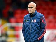 4 July 2025; Shelbourne head coach Joey O'Brien before the SSE Airtricity Men's Premier Division match between Shelbourne and Cork City at Tolka Park in Dublin. Photo by Sam Barnes/Sportsfile