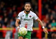 4 July 2025; Milan Mbeng of Cork City during the SSE Airtricity Men's Premier Division match between Shelbourne and Cork City at Tolka Park in Dublin. Photo by Sam Barnes/Sportsfile