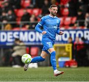 4 July 2025; Andy Boyle of Waterford during the SSE Airtricity Men's Premier Division match between Derry City and Waterford at The Ryan McBride Brandywell Stadium in Derry. Photo by Ramsey Cardy/Sportsfile