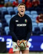 5 July 2025; Tommy Freeman of British & Irish Lions before the tour match between NSW Waratahs and the British & Irish Lions at the Allianz Stadium in Sydney, Australia. Photo by Steve Christo/Sportsfile