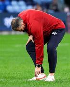 5 July 2025; British & Irish Lions head coach Andy Farrell checks the pitch before the tour match between NSW Waratahs and the British & Irish Lions at the Allianz Stadium in Sydney, Australia. Photo by Steve Christo/Sportsfile