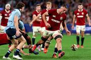5 July 2025; Ben Earl of British & Irish Lions drops a pass during the tour match between NSW Waratahs and the British & Irish Lions at the Allianz Stadium in Sydney, Australia. Photo by Steve Christo/Sportsfile
