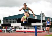 5 July 2025; Alexandra Joyce of Tuam AC, Galway, on her way to winning U23 women 3000m steeplechase during the 123.ie National U20 & U23 Championships at Tullamore Harriers Athletics Club in Tullamore, Offaly. Photo by Sam Barnes/Sportsfile