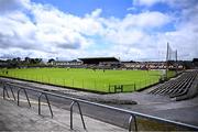 5 July 2025; A general view of the pitch before the TG4 All-Ireland Ladies Football Senior Championship quarter-final match between Galway and Waterford at Tuam Stadium in Galway. Photo by Piaras Ó Mídheach/Sportsfile