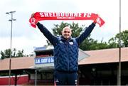 5 July 2025; Shelbourne head coach Joey O'Brien at Tolka Park in Dublin. Photo by David Fitzgerald/Sportsfile
