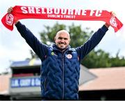 5 July 2025; Shelbourne head coach Joey O'Brien at Tolka Park in Dublin. Photo by David Fitzgerald/Sportsfile
