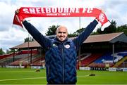 5 July 2025; Shelbourne head coach Joey O'Brien at Tolka Park in Dublin. Photo by David Fitzgerald/Sportsfile