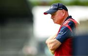 5 July 2025; Cork manager Joe Carroll during the TG4 All-Ireland Ladies Football Senior Championship quarter-final match between Dublin and Cork at Parnell Park in Dublin. Photo by Seb Daly/Sportsfile