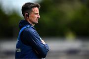 5 July 2025; Dublin joint manager Derek Murray during the TG4 All-Ireland Ladies Football Senior Championship quarter-final match between Dublin and Cork at Parnell Park in Dublin. Photo by Seb Daly/Sportsfile