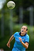 5 July 2025; Hannah Tyrrell of Dublin during the TG4 All-Ireland Ladies Football Senior Championship quarter-final match between Dublin and Cork at Parnell Park in Dublin. Photo by Seb Daly/Sportsfile