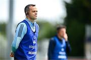 5 July 2025; Dublin joint manager Paul Casey during the TG4 All-Ireland Ladies Football Senior Championship quarter-final match between Dublin and Cork at Parnell Park in Dublin. Photo by Seb Daly/Sportsfile