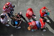 5 July 2025; Supporters arrive for the GAA Hurling All-Ireland Senior Championship semi-final match between Cork and Dublin at Croke Park in Dublin. Photo by Stephen McCarthy/Sportsfile