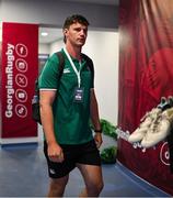 5 July 2025; Darragh Murray of Ireland arrives before the International Rugby Test match between Georgia and Ireland at at Mikheil Meskhi Stadium in Tbilisi, Georgia. Photo by Brendan Moran/Sportsfile
