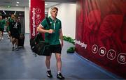 5 July 2025; Tommy O’Brien of Ireland arrives before the International Rugby Test match between Georgia and Ireland at at Mikheil Meskhi Stadium in Tbilisi, Georgia. Photo by Brendan Moran/Sportsfile