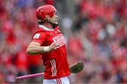 5 July 2025; Alan Connolly of Cork celebrates scoring his side's third goal, in the 12th minute, during the GAA Hurling All-Ireland Senior Championship semi-final match between Cork and Dublin at Croke Park in Dublin. Photo by Ray McManus/Sportsfile