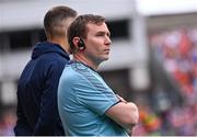 5 July 2025; Dublin manager Niall Ó Ceallacháin during the GAA Hurling All-Ireland Senior Championship semi-final match between Cork and Dublin at Croke Park in Dublin. Photo by Ramsey Cardy/Sportsfile