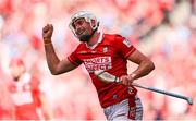 5 July 2025; Tim O'Mahony of Cork celebrates after scoring his side's fifth goal during the GAA Hurling All-Ireland Senior Championship semi-final match between Cork and Dublin at Croke Park in Dublin. Photo by Ramsey Cardy/Sportsfile
