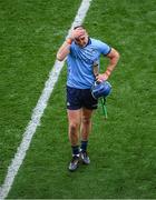 5 July 2025; A dejected John Hetherton of Dublin after the GAA Hurling All-Ireland Senior Championship semi-final match between Cork and Dublin at Croke Park in Dublin. Photo by Stephen McCarthy/Sportsfile
