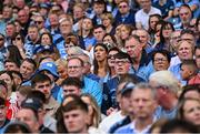 5 July 2025; Dublin supporters during the GAA Hurling All-Ireland Senior Championship semi-final match between Cork and Dublin at Croke Park in Dublin. Photo by David Fitzgerald/Sportsfile