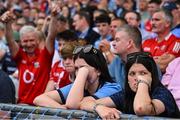 5 July 2025; Dublin supporters during the GAA Hurling All-Ireland Senior Championship semi-final match between Cork and Dublin at Croke Park in Dublin. Photo by David Fitzgerald/Sportsfile