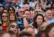 5 July 2025; Dublin supporters during the GAA Hurling All-Ireland Senior Championship semi-final match between Cork and Dublin at Croke Park in Dublin. Photo by David Fitzgerald/Sportsfile