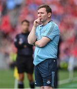 5 July 2025; Dublin manager Niall Ó Ceallacháin during the GAA Hurling All-Ireland Senior Championship semi-final match between Cork and Dublin at Croke Park in Dublin. Photo by David Fitzgerald/Sportsfile