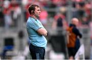 5 July 2025; Dublin manager Niall Ó Ceallacháin during the GAA Hurling All-Ireland Senior Championship semi-final match between Cork and Dublin at Croke Park in Dublin. Photo by Ramsey Cardy/Sportsfile