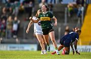 5 July 2025; Síofra O'Shea of Kerry celebrates after scoring her side's third goal during the TG4 All-Ireland Ladies Football Senior Championship quarter-final match between Kerry and Kildare at Austin Stack Park in Tralee, Kerry. Photo by Tyler Miller/Sportsfile