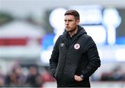 5 July 2025; Sligo Rovers manager John Russell during the SSE Airtricity Men's Premier Division match between Sligo Rovers and Shamrock Rovers at The Showgrounds in Sligo. Photo by Thomas Flinkow/Sportsfile
