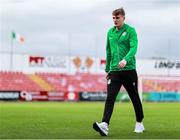 5 July 2025; John McGovern of Shamrock Rovers walks the pitch before the SSE Airtricity Men's Premier Division match between Sligo Rovers and Shamrock Rovers at The Showgrounds in Sligo. Photo by Thomas Flinkow/Sportsfile