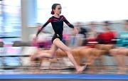 6 July 2025; Eloise McDonnell, from Kilmovee, Mayo, during the Girls U15 Gymnastics during day two of the Cairn Community Games National Swimming, Quiz, Chess, Draughts and Gymnastics Finals 2025 at The Watershed in Kilkenny. Photo by Sam Barnes/Sportsfile