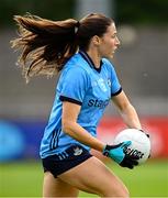 5 July 2025; Jess Tobin of Dublin during the TG4 All-Ireland Ladies Football Senior Championship quarter-final match between Dublin and Cork at Parnell Park in Dublin. Photo by Seb Daly/Sportsfile