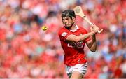 5 July 2025; Eoin Downey of Cork during the GAA Hurling All-Ireland Senior Championship semi-final match between Cork and Dublin at Croke Park in Dublin. Photo by Ramsey Cardy/Sportsfile