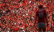 5 July 2025; Supporters during the GAA Hurling All-Ireland Senior Championship semi-final match between Cork and Dublin at Croke Park in Dublin. Photo by Ramsey Cardy/Sportsfile
