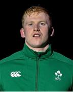 5 July 2025; Jamie Osborne of Ireland before the International Rugby Test match between Georgia and Ireland at at Mikheil Meskhi Stadium in Tbilisi, Georgia. Photo by Brendan Moran/Sportsfile