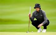 6 July 2025; Madelene Sagstrom of Sweden lines up a putt on the first green during day four of the 2025 KPMG Women’s Irish Open Golf Championship at Carton House Golf Club in Maynooth, Kildare. Photo by Seb Daly/Sportsfile